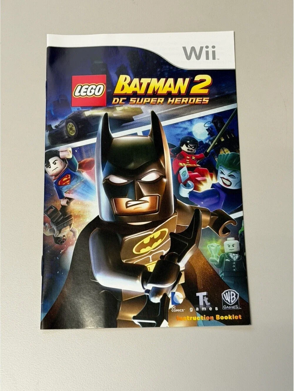LEGO Batman 2: DC Super Heroes (Nintendo Wii) Complete w/ Manual CIB Family Fun